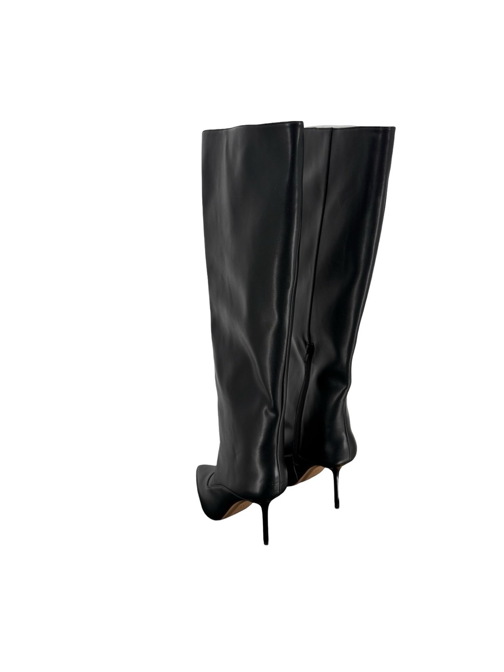 New AAJ by Aminah Isabella Black Knee-High Boots – Size 8M - Picture 5 of 9